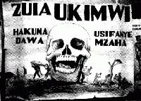 Publicit du SIDA en Tanzanie.